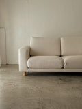 Muji Urethane Pocket Coil Sofa (White)