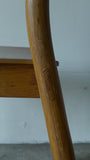 Muji Oak Round Dining Chair