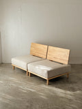 Mirumu Low Sofa Set of 2 (Ivory)
