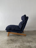 Muji High Back Reclining Chair (Denim)