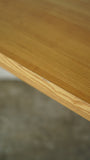 muji 4 seater solid oak dining table