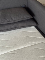 Koala Cushy 3 Seater Sofabed -  Queen (Charcoal Gray)