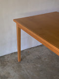 muji oak dining table
