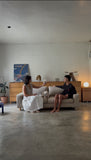 Muji 2.5 Seater Feather Pocket Coil Sofa (Gray)