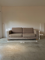 muji 3-seater urethane sofa
