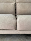 Muji 2.5 Seater High Back Feather Pocket Coil Sofa (Beige)