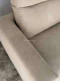 Muji 2.5 Seater High Back Feather Pocket Coil Sofa (Beige)