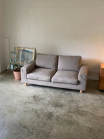 Muji 2 Seater Feather Pocket Coil Sofa (Gray)