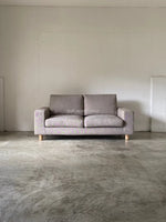 Muji 2 Seater Feather Pocket Coil Sofa (Gray)