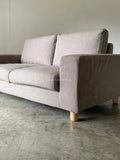 Muji 2 Seater Feather Pocket Coil Sofa (Gray)