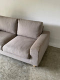 Muji 2 Seater Feather Pocket Coil Sofa (Gray)