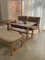 Muji Living Dining Bench (Walnut)