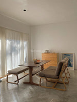 Muji Living Dining Bench (Walnut)