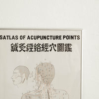s. honma japanese acupuncture framed graphic art