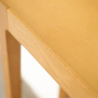 oak slim console table