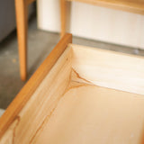 muji oak 4 layer chest drawer